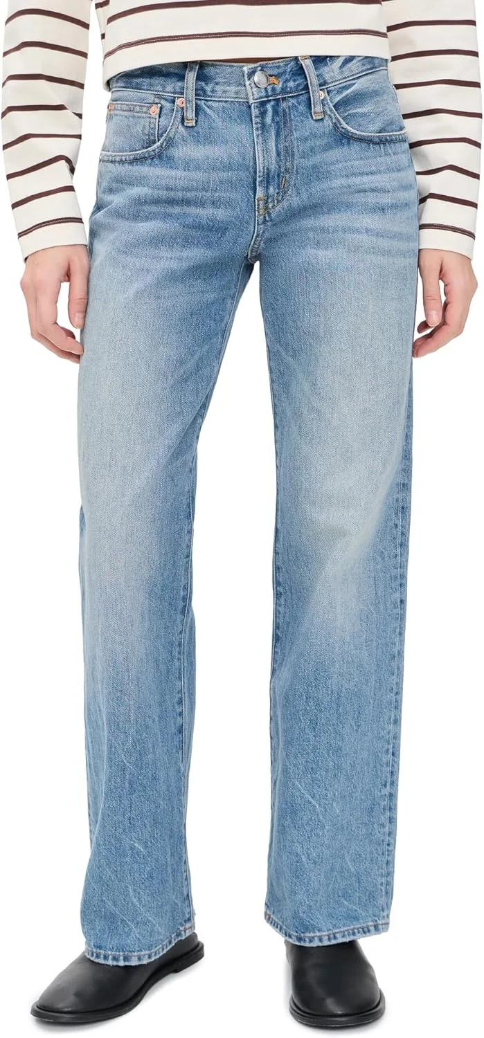 

Madewell Женские джинсы Low-Rise Loose в цвете Midvale Wash