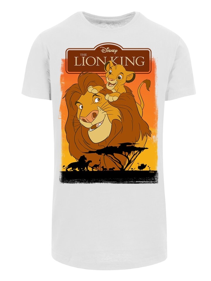 

Футболка F4NT4STIC Disney Der König der Löwen Simba und Mufasa, белый