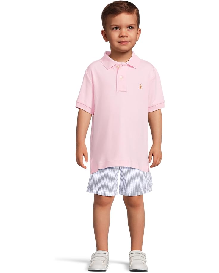 

Поло Polo Ralph Lauren Kids Soft Cotton Polo Shirt, цвет Carmel Pink