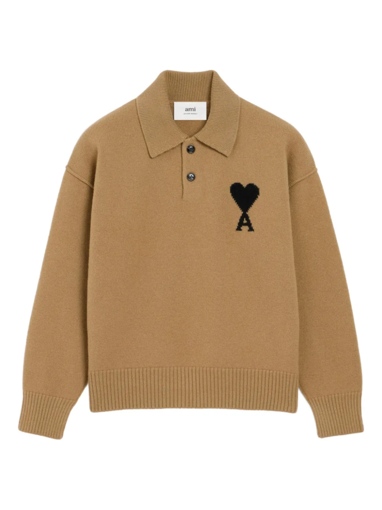 

AMI Paris свитер с монограммой Ami de Coeur