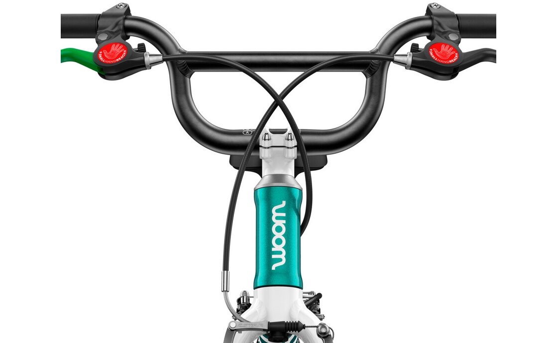 Детский велосипед WOOM GO 1+ - 14 дюймов - 2025, цвет Türkis|metallic turquoise — фото 2