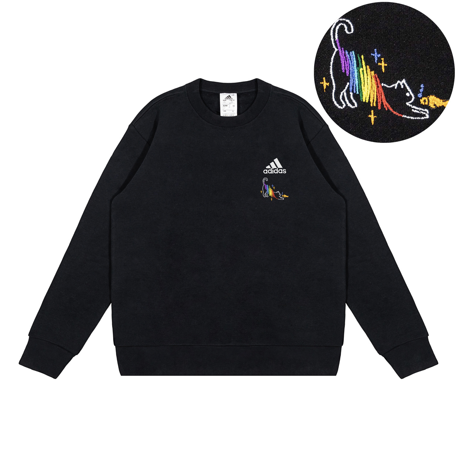 

Свитшот унисекс черный Adidas