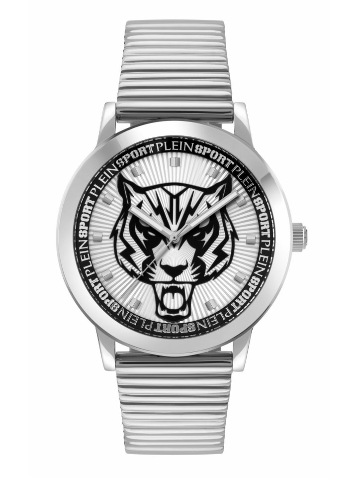 

Plein Sport Мужские аналоговые часы серебристого цвета