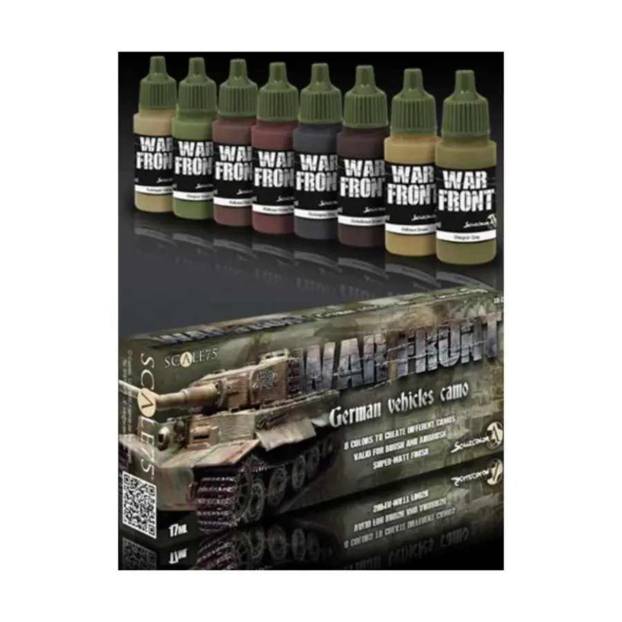 

Набор камуфляжных красок для немецкой техники, Scalecolor - Warfront Paint Sets