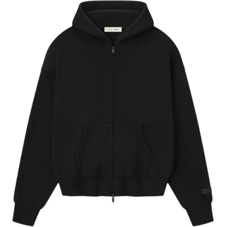 

Классическая флисовая худи на молнии Fear Of God Essentials, черный