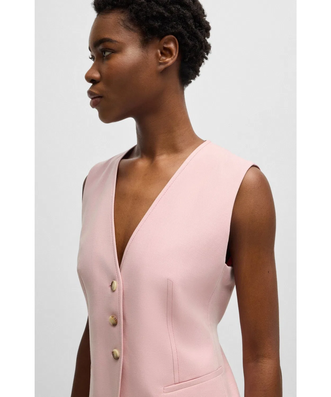Жилет BOSS Womenswear с регулируемыми бретелями, фиолетовый — фото 2