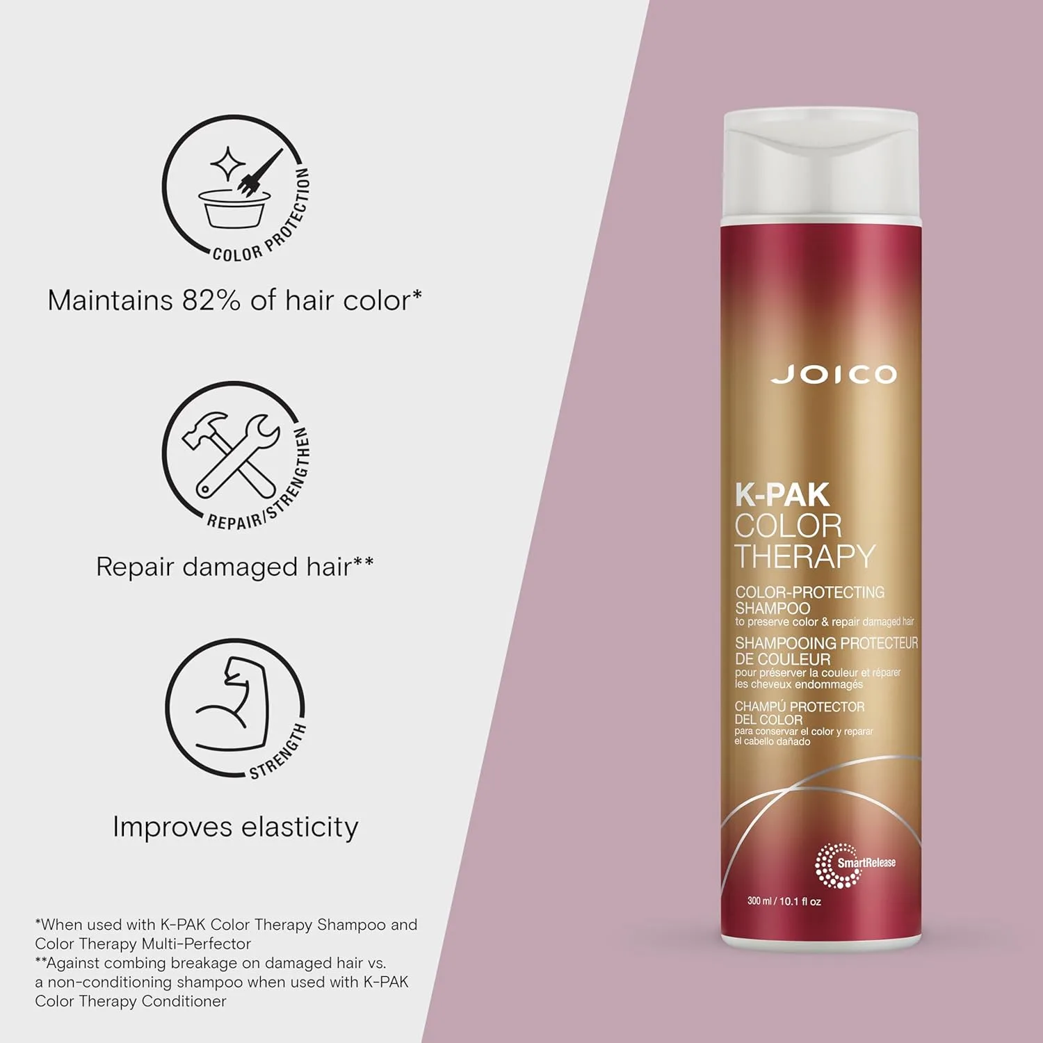 Joico K-PAK Color Therapy набор для защиты цвета волос, с кератином и аргановым маслом — фото 3