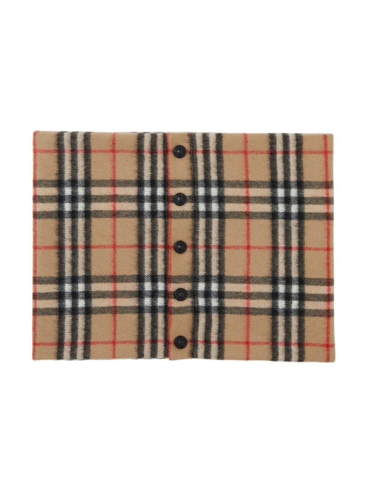 

Burberry Kids кашемировый шарф в клетку Vintage Check, коричневый