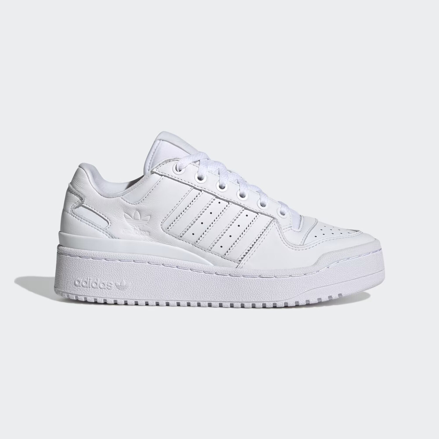 Forum Кроссовки с яркими полосками Adidas, цвет Cloud White/Cloud White/Core Black