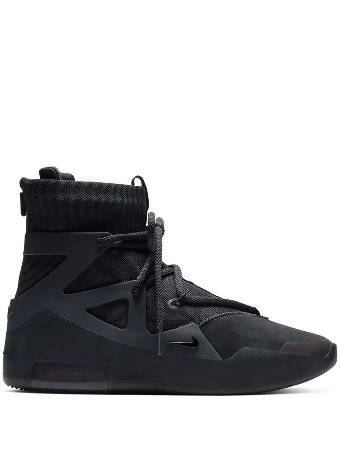 

Кроссовки Air Fear Of God 1 Triple Black Nike, черный