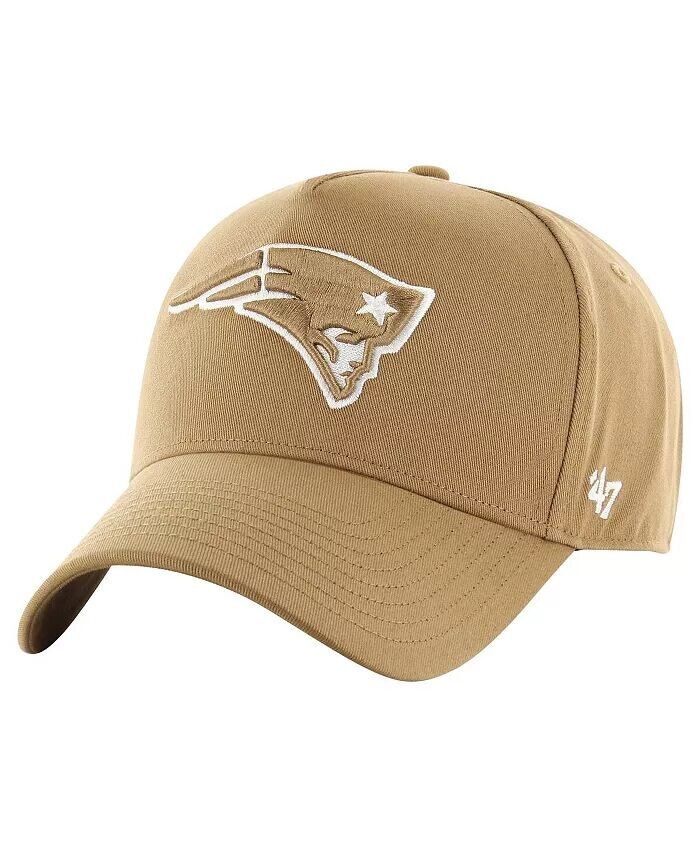 

47 Brand Мужская загорелая бейсболка New England Patriots Ballpark MVP с регулируемой головкой '47 Brand
