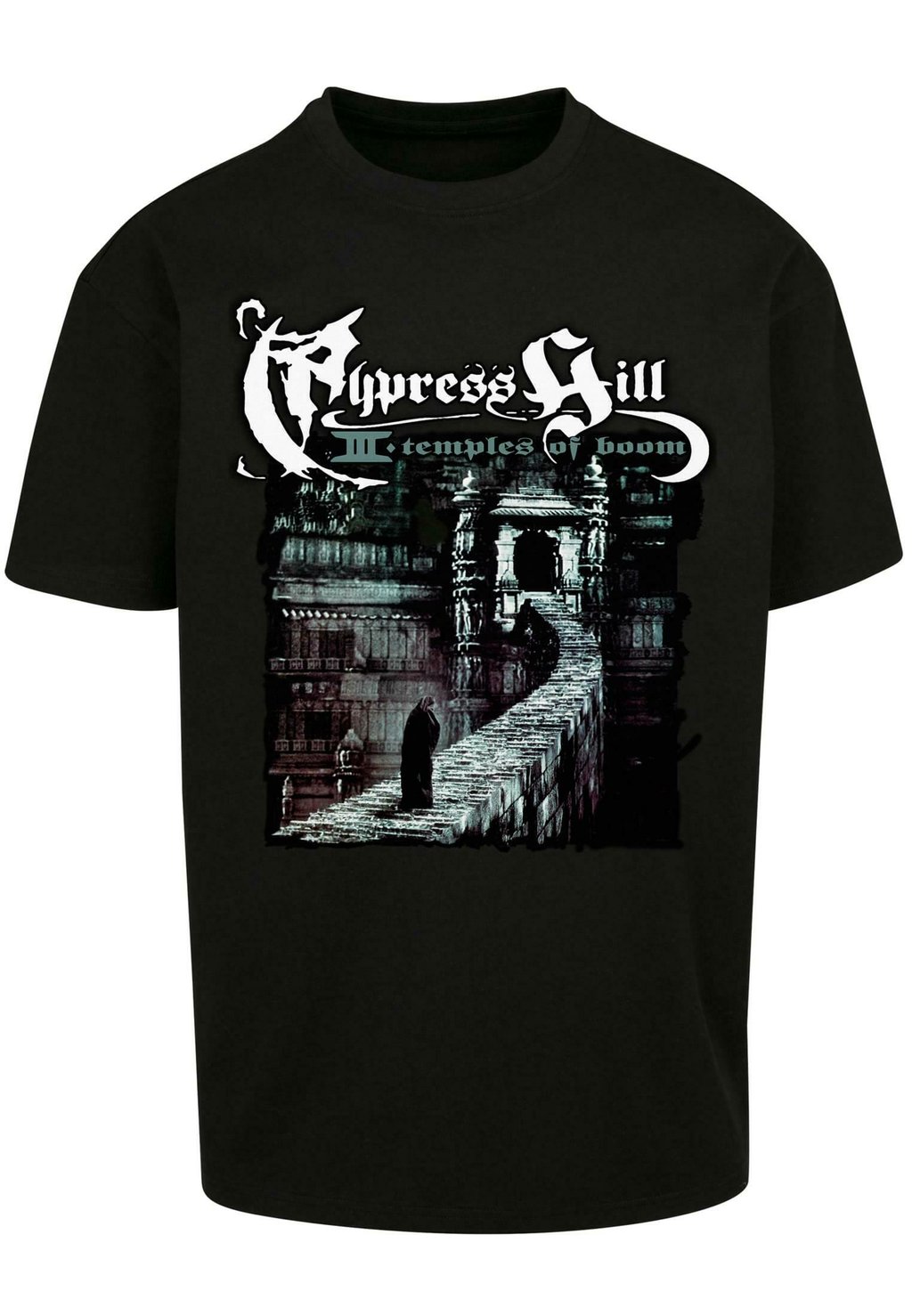 

Футболка с принтом CYPRESS HILL TEMPLES OF BOOM Mister Tee, черный