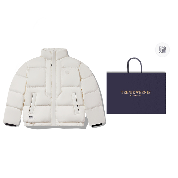 

Teenie Weenie Men Пуховик из облачной серии зимний унисекс, Ivory White (Shopping Bag)