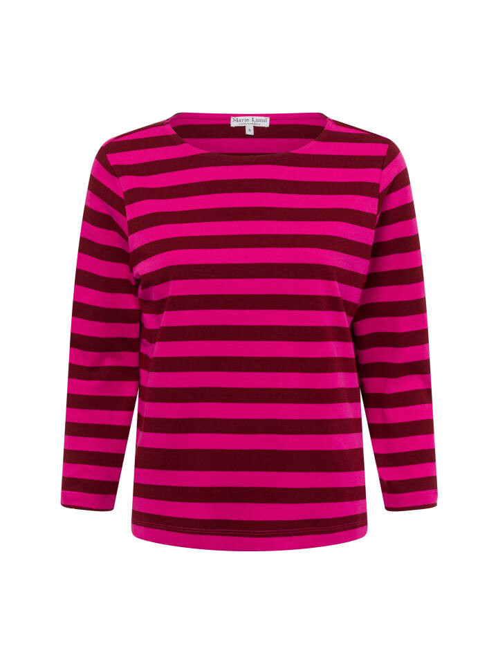 

Футболка Marie Lund Langarmshirt, цвет pink bordeaux