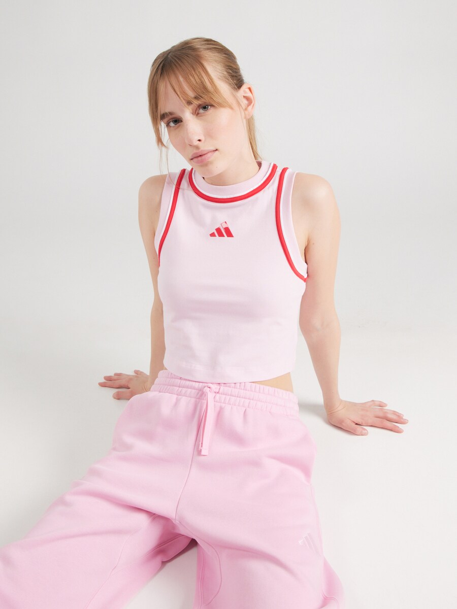 Спортивный топ ADIDAS SPORTSWEAR Essentials, цвет Fuchsia/Rose — фото 2