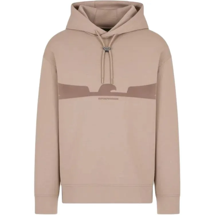 EMPORIO ARMANI Свитшот мужской Khaki Brown — фото 3