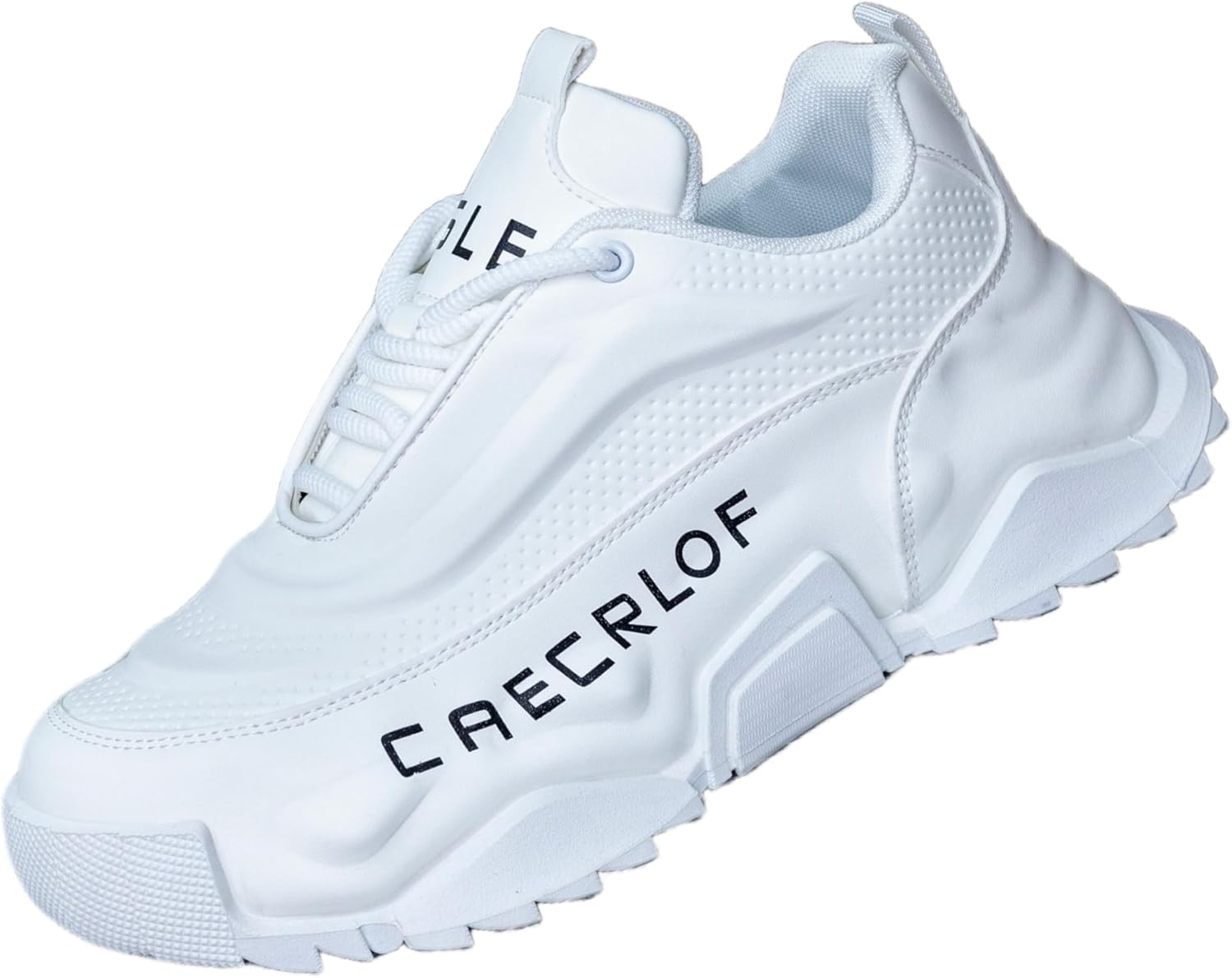 

Мужские спортивные кроссовки большого размера с дышащей сеткой - толстая подошва, противоскользящие и прочные, повседневные и универсальные, подходят для тренажерного зала, улицы и ежедневного ношения Fmshi, белый