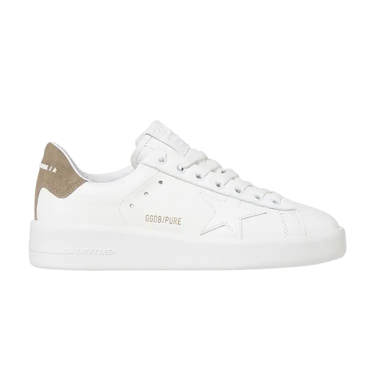 Кроссовки Golden Goose Wmns Purestar White Taupe, белый