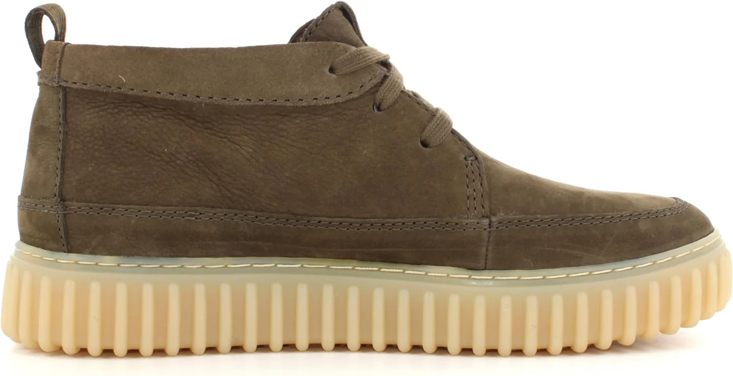 Мужские ботильоны Clarks Torhill LaceHi, зеленый/хаки — фото 4