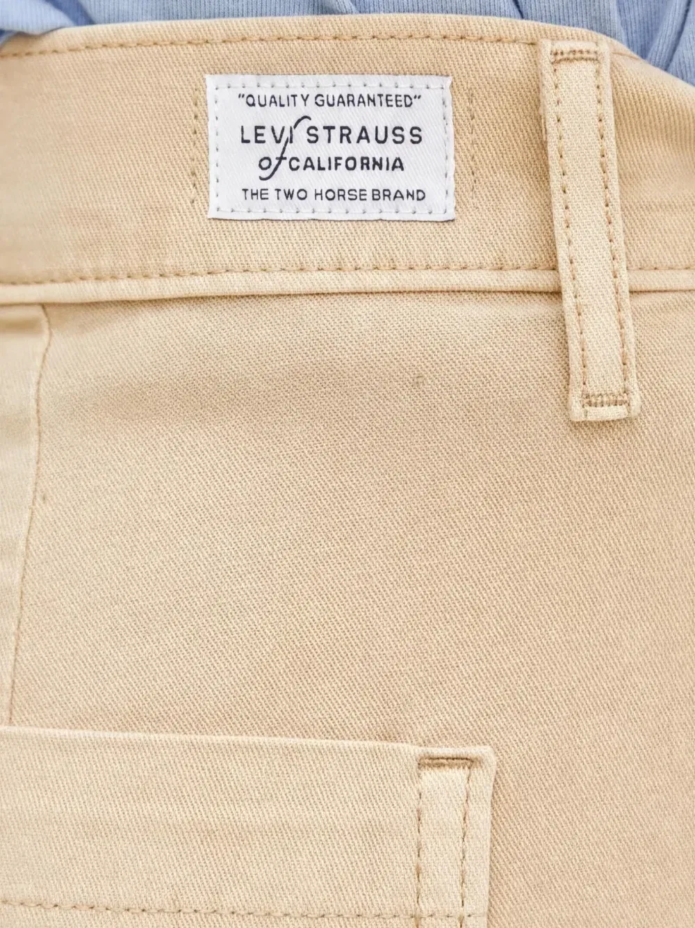 Брюки-палаццо Levi's, бежевый — фото 4