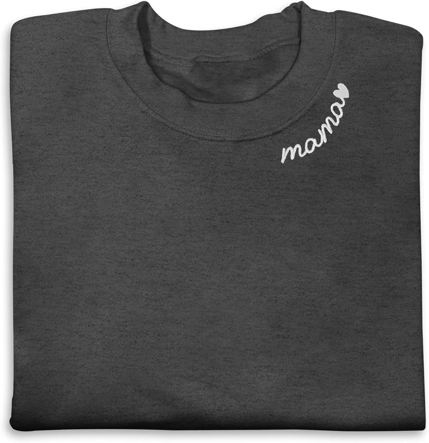 

NACRE APPAREL свитшот с вышивкой Mama и сердцем на воротнике