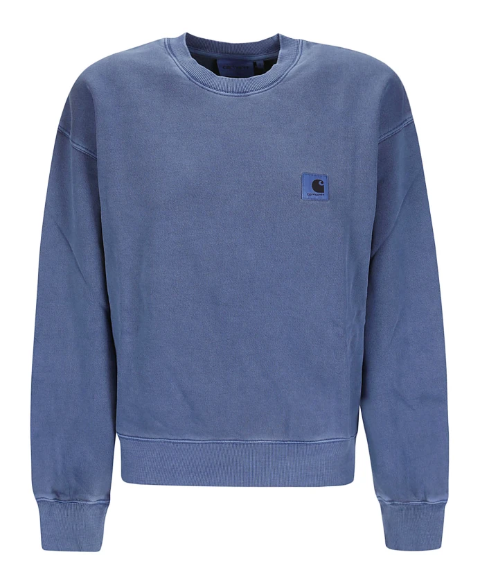

Хлопковая толстовка Нельсона Carhartt Wip, синий