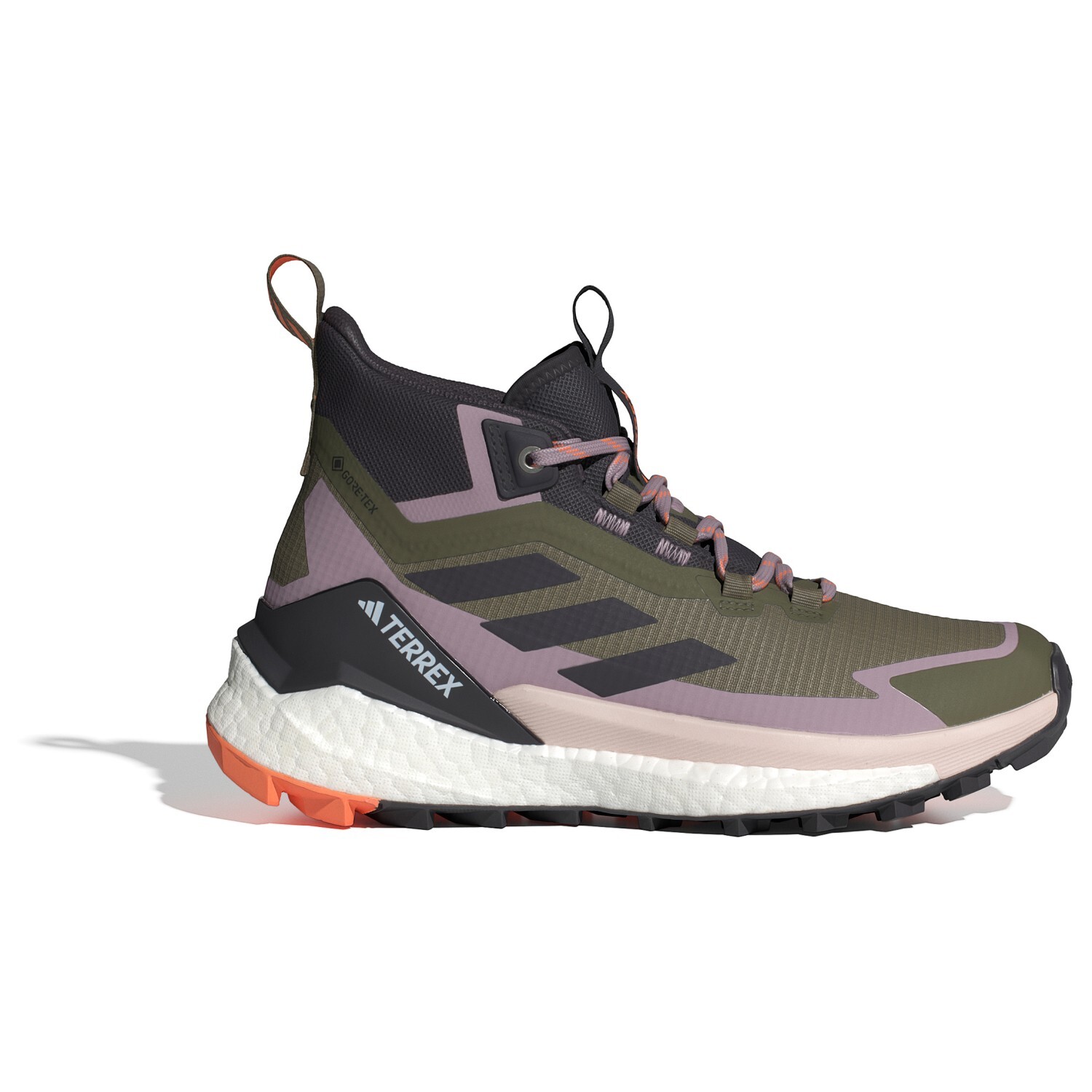 

Походная обувь Adidas Terrex Terrex Free Hiker 2 GTX, цвет Olive Strata/Aurora Black/Amber Tint