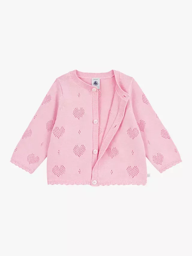 Детский кардиган, розовый Petit Bateau — фото 3