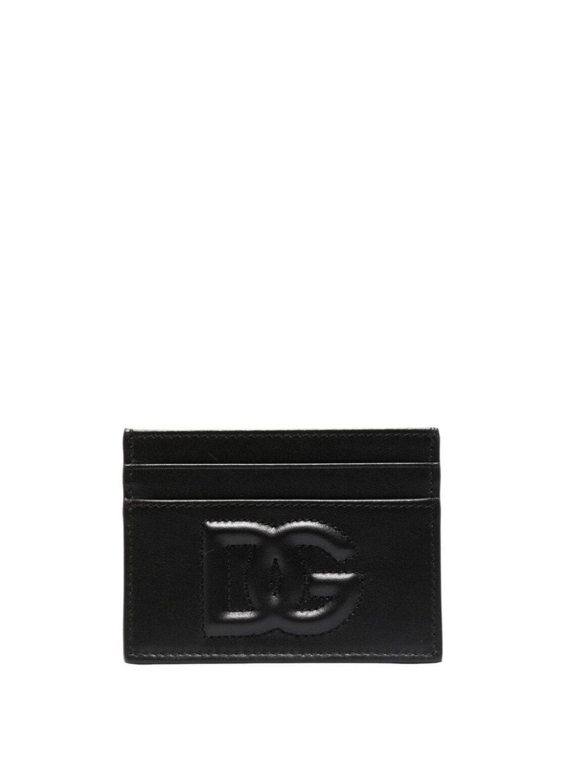 

Dolce & Gabbana картхолдер с тисненым логотипом, черный