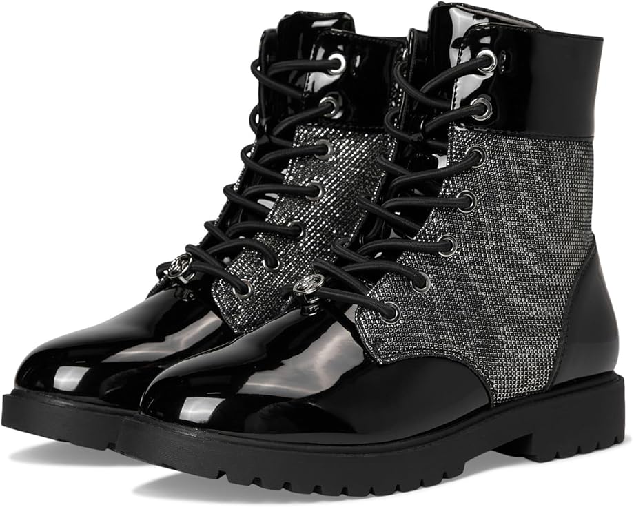 

Детские ботинки MICHAEL Michael Kors Kids Madeline Alistair (Little Kid/Big Kid), Black Sparkle