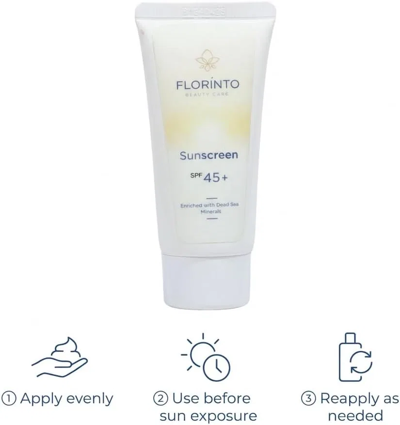 Солнцезащитный крем для лица с SPF 50 FLORINTO BEAUTY CARE 50 мл — фото 4