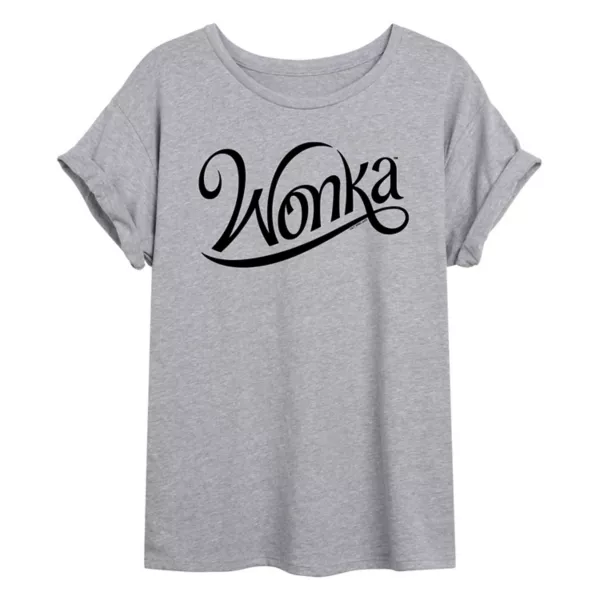 

Футболка Wonka oversize для юниоров Licensed Character, серый