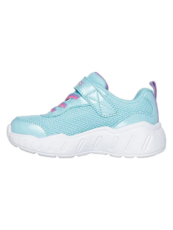Кроссовки низкие с сетчатым верхом Skechers, бирюзовый — фото 2