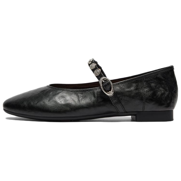Туфли Мэри Джейн на плоской подошве женские BATA, Brown