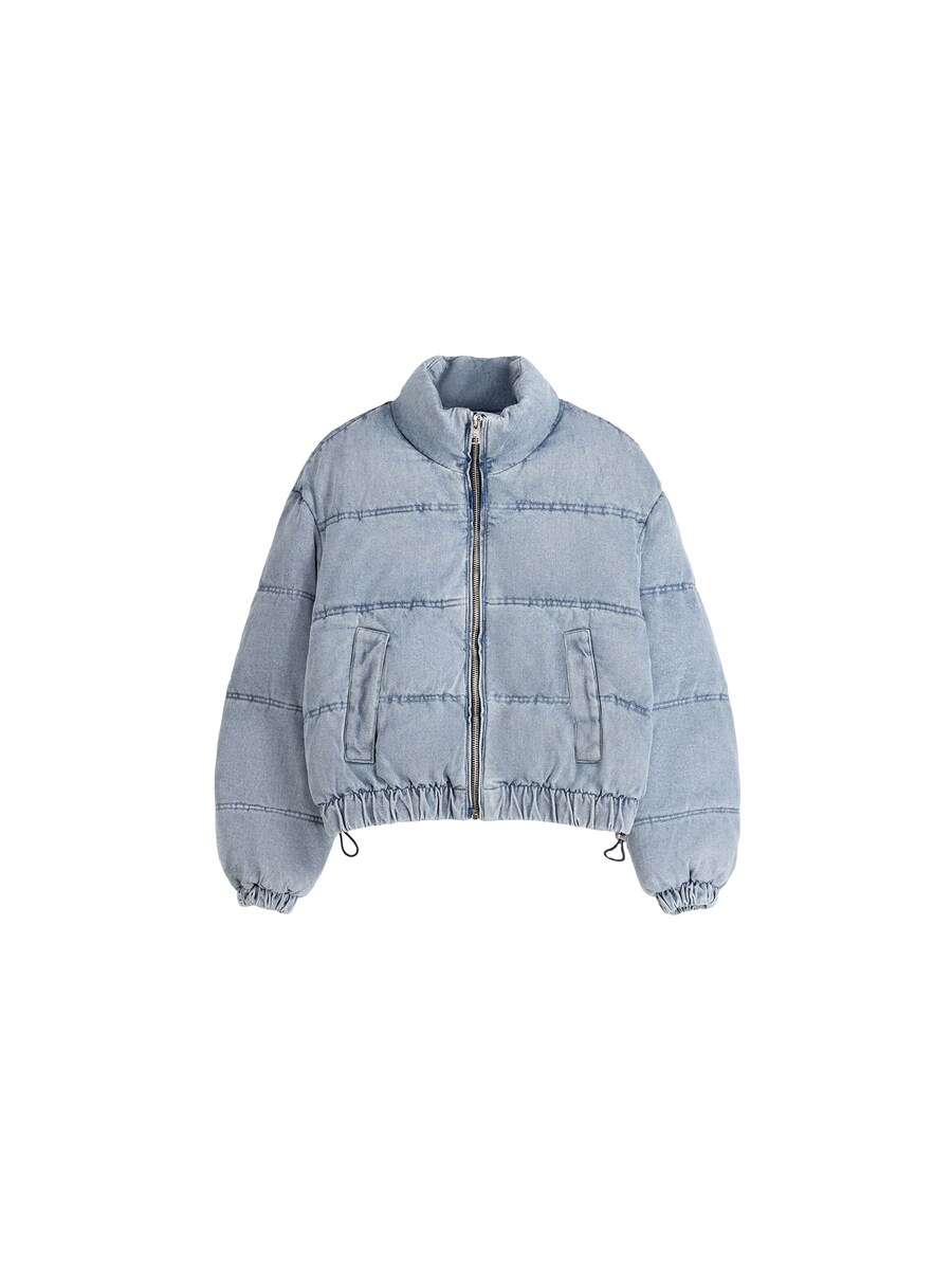 

Межсезонная куртка Bershka, синий деним