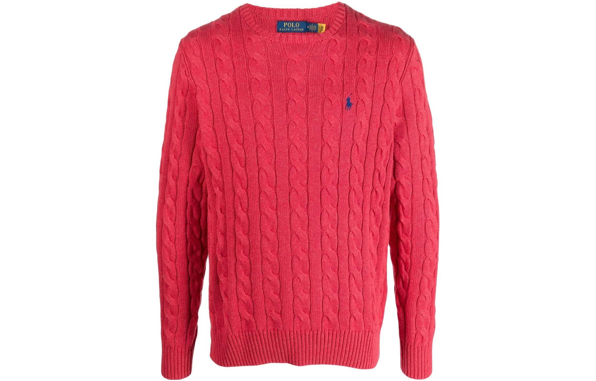 

Polo Ralph Lauren Свитер мужской клубничный красный