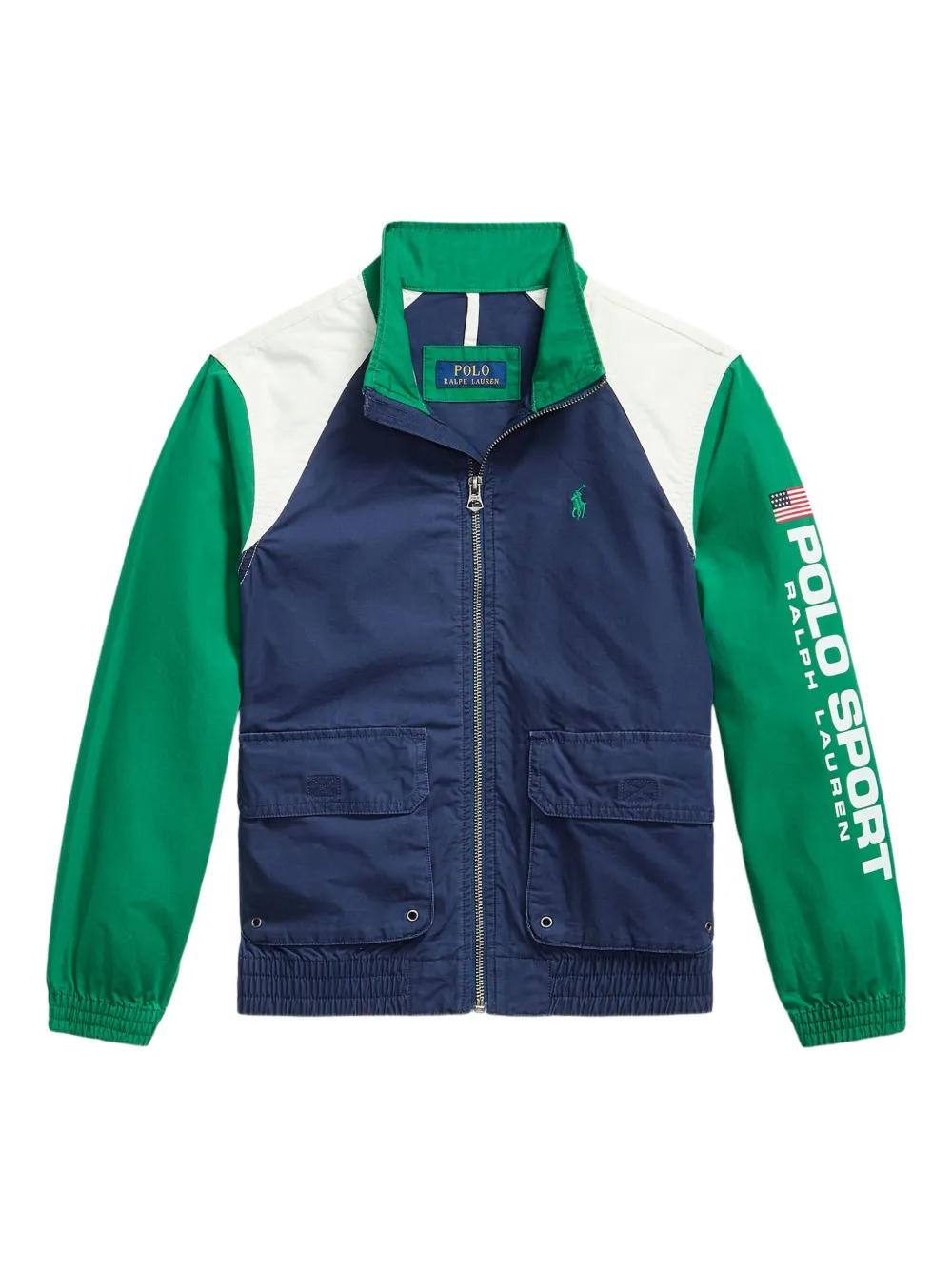 

Куртка на молнии спереди POLO RALPH LAUREN KIDS, синий