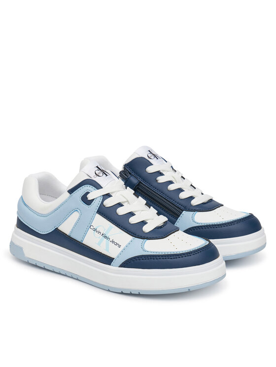 Кроссовки Low Cut Lace-Up Sneaker V3X9-82091-1355 Calvin Klein Jeans, синий — фото 2