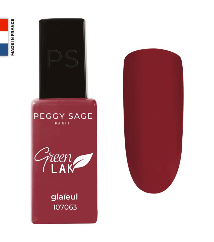 

Зеленый лак для ногтей LAK Glaïeul Classic UV/LED 10 мл Peggy Sage
