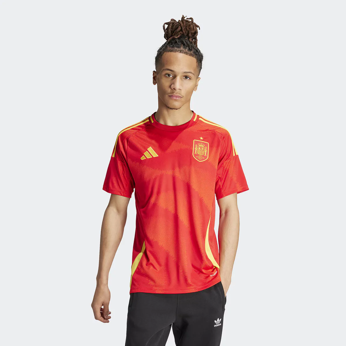 

Мужская футболка 1-й комплект Испания 24 Adidas, красный