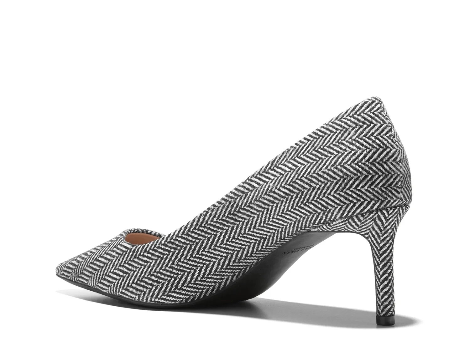 Туфли Cole Haan Go-To Janey Pump, Black/White Herringbone Print — фото 4