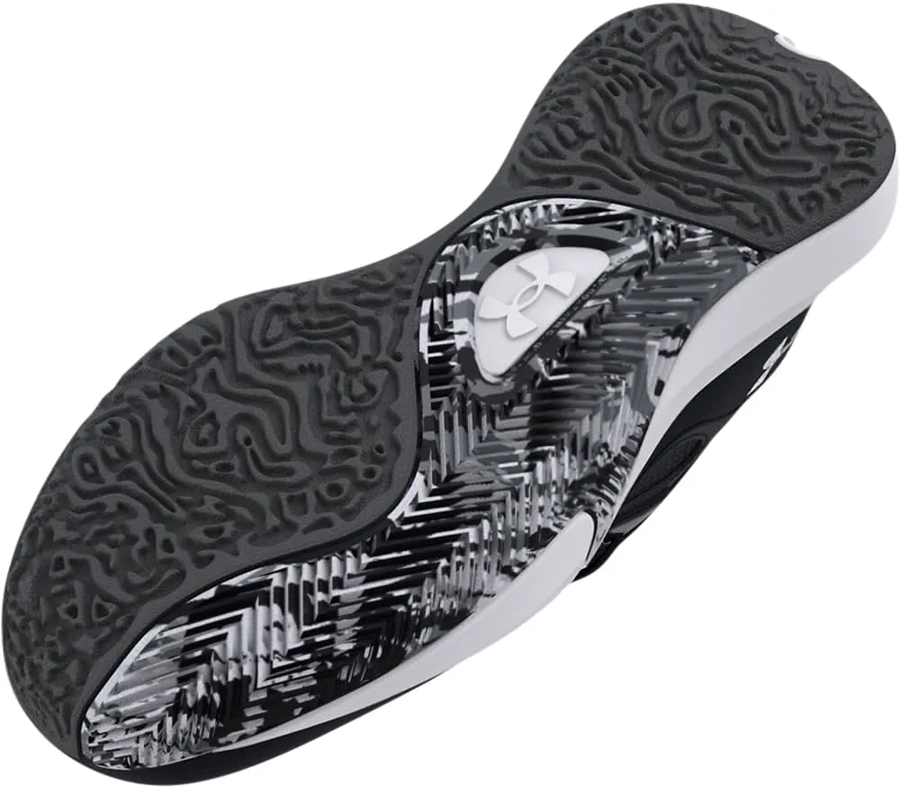 Баскетбольные кроссовки Under Armour Men's Lockdown 6, черно-белый — фото 2