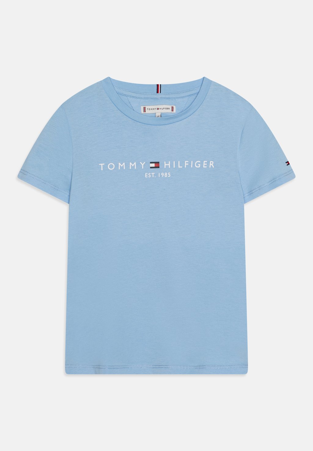 

Футболка с принтом Essential Tee Tommy Hilfiger, сосуд синего цвета