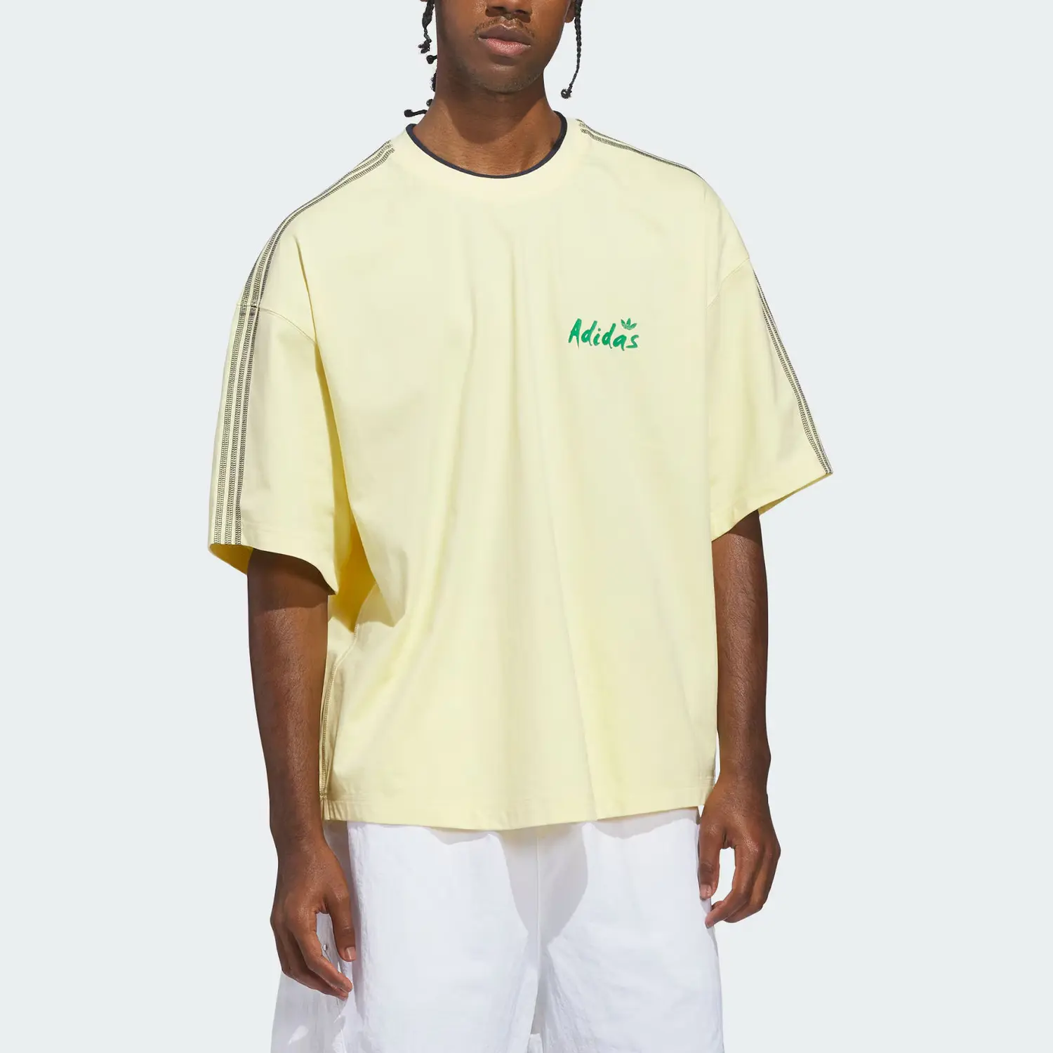 Футболка SIERRA VISTA SS мужская Adidas Originals, желтый/черный — фото 3