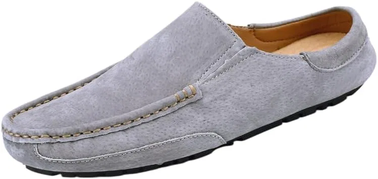 Мокасины замшевые мужские, Loafers & Slip-Ons, Khaki NIUGQXPX — фото 4