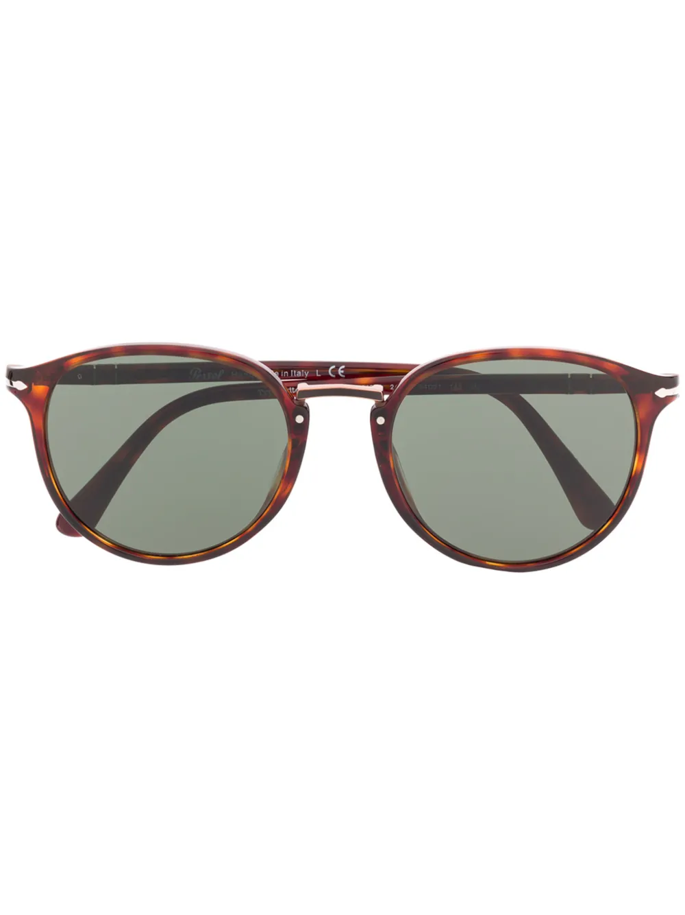 

Солнцезащитные очки в круглой оправе Persol, коричневый