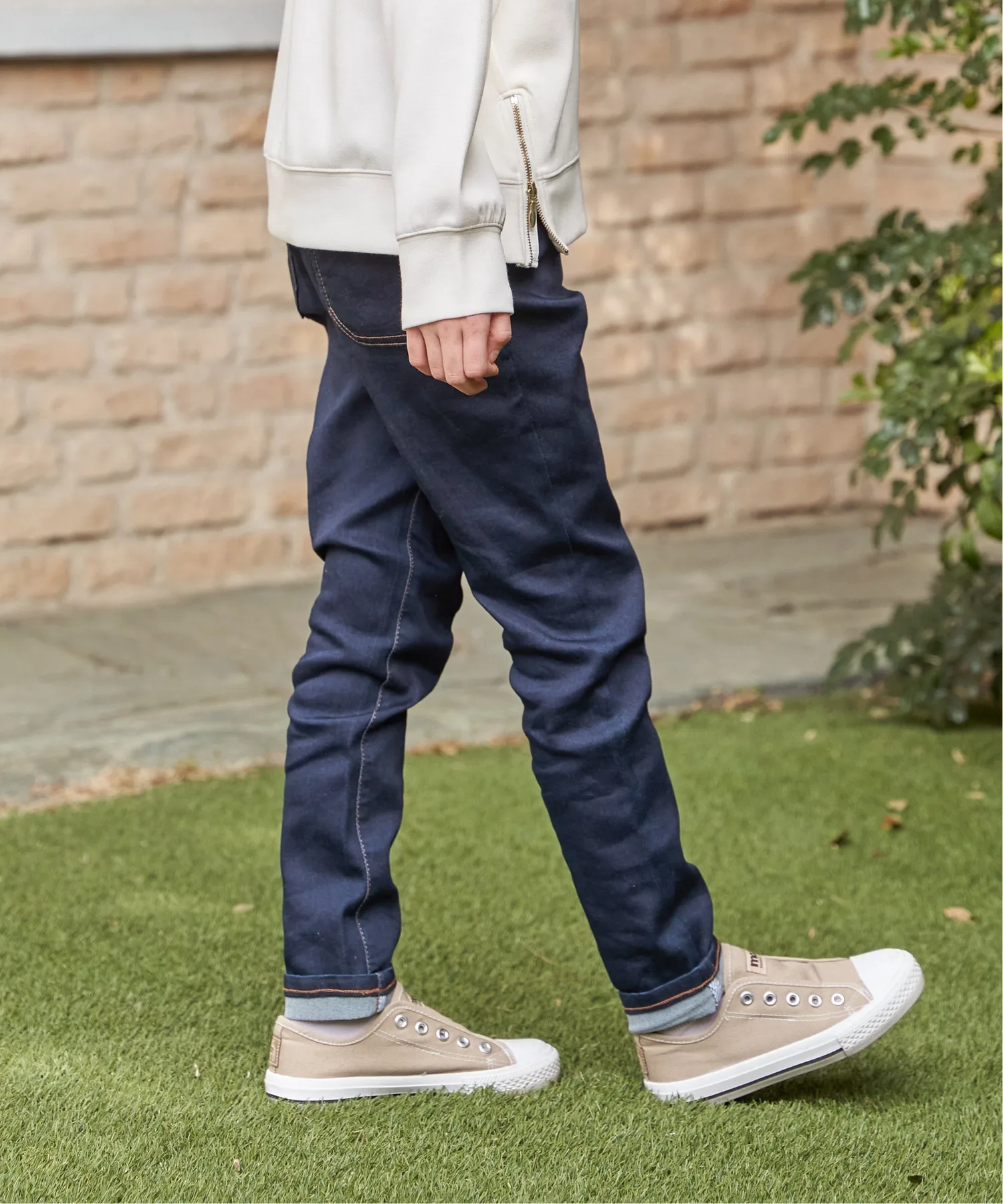 Удобные штаны GOKU, суперэластичные, для девочек (120-160 см) Ikka, Dark Navy — фото 4