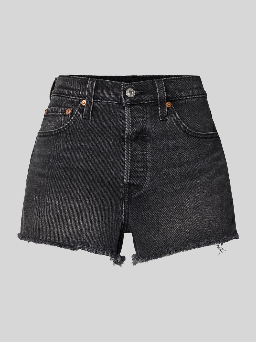 

Джинсовые шорты mom fit с пятью карманами Levi's, черный