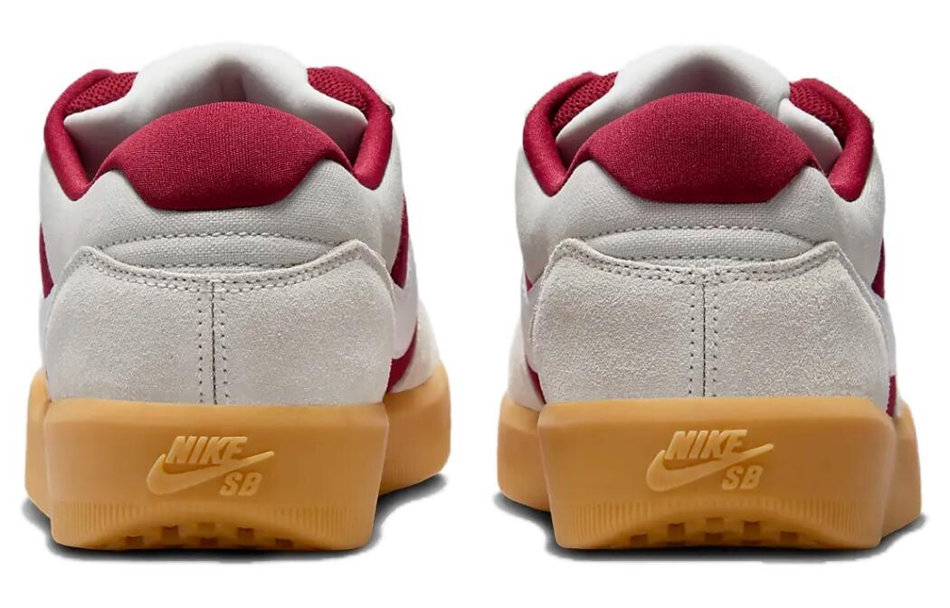 Кроссовки для скейтбординга Nike SB Force 58 унисекс, Серый/Красный — фото 4
