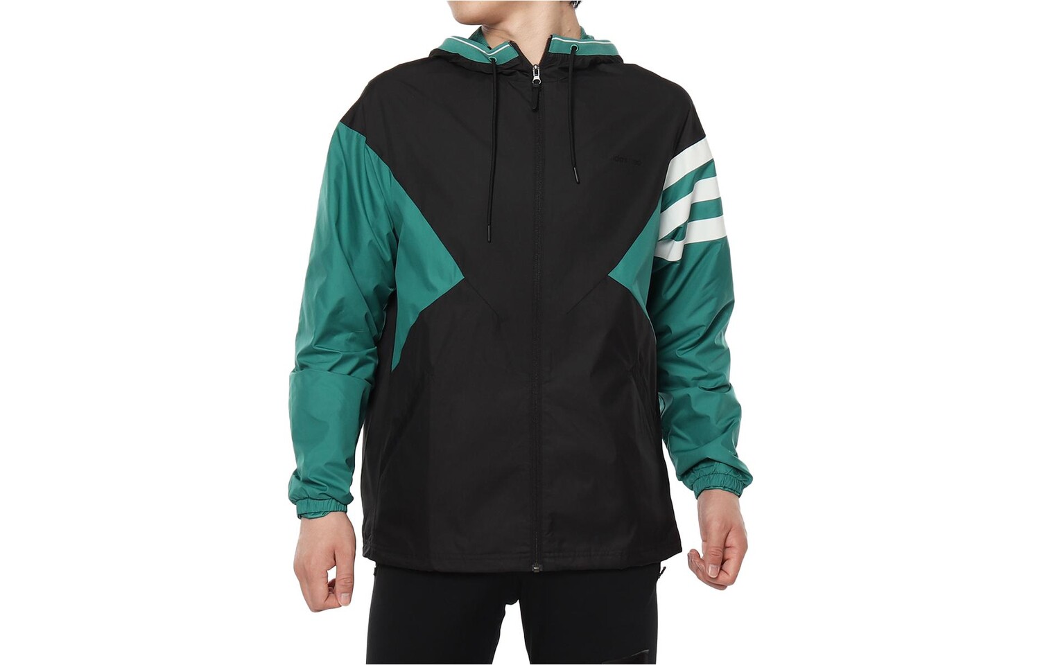 

Adidas Мужская куртка, Черный/Зеленый